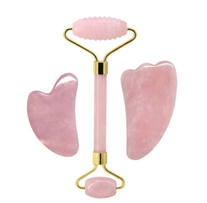 Natural jade beauty device Beauty DealSniper.net Pink 3piece set