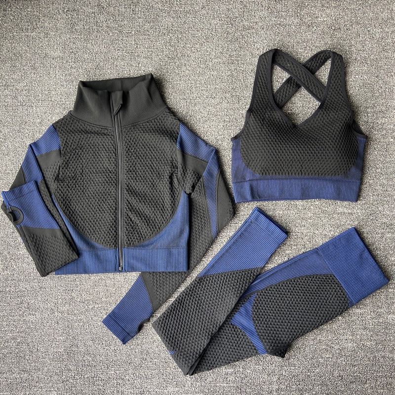 Yoga sets female sport gym suit Women Gym From House