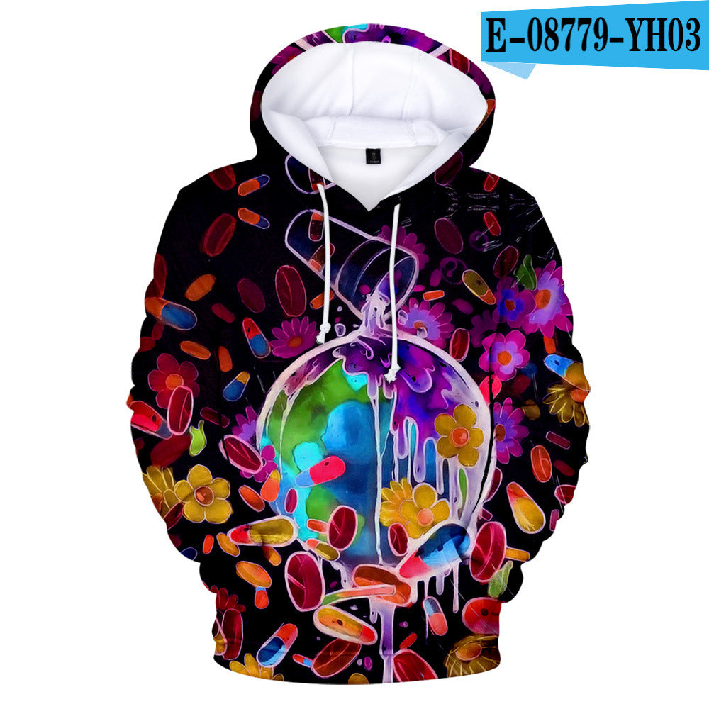 Hip-hop singer Juice Wrld 3D Hoodie Men DealSniper.net I 3XL