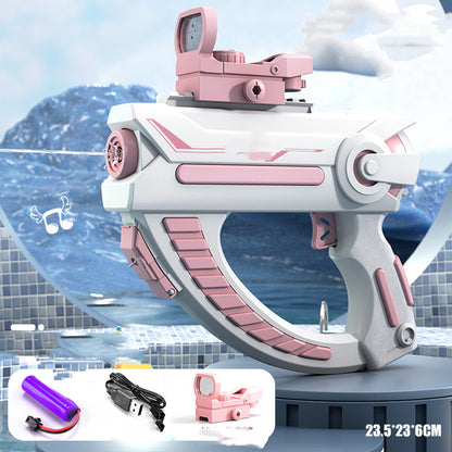 Space Water Gun Electric Automatic Toys For Children Kids DealSniper.net A Pink USB