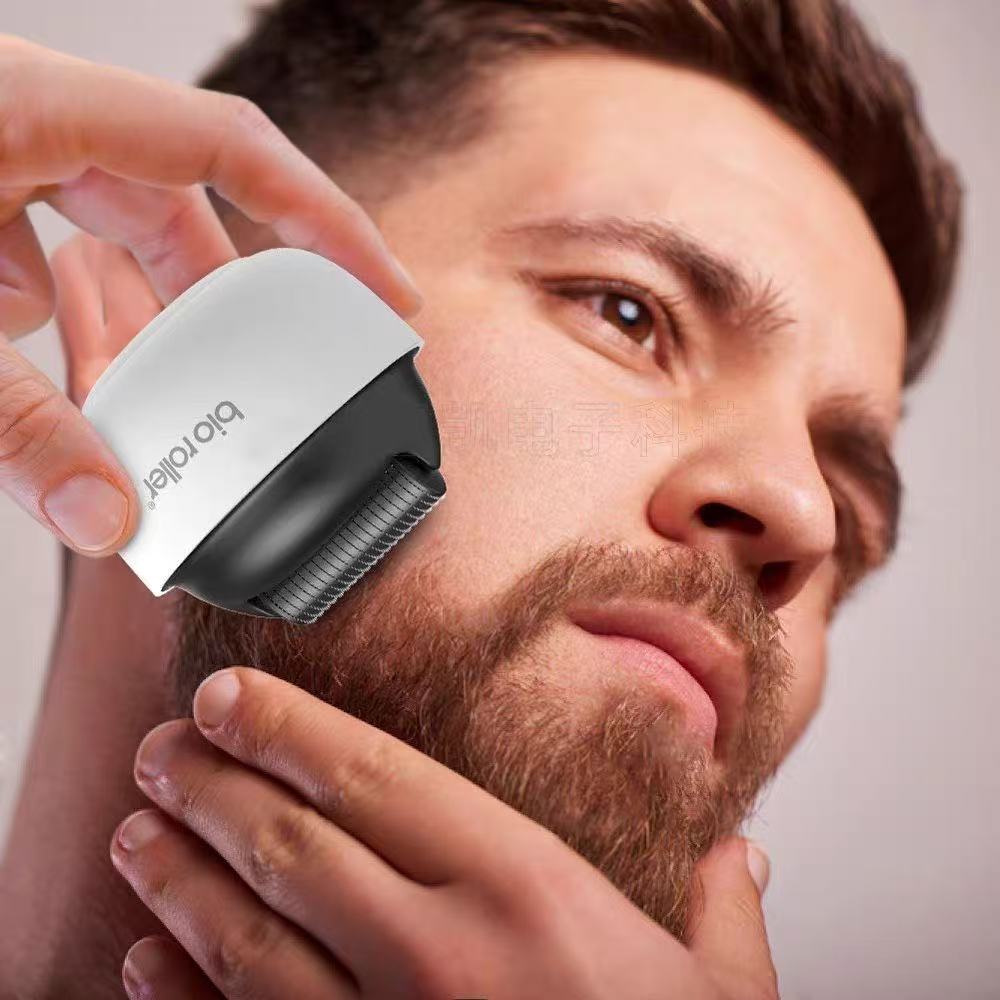 Men's Portable Hair Growth Beard Roller Microneedles Men dealsniper-net