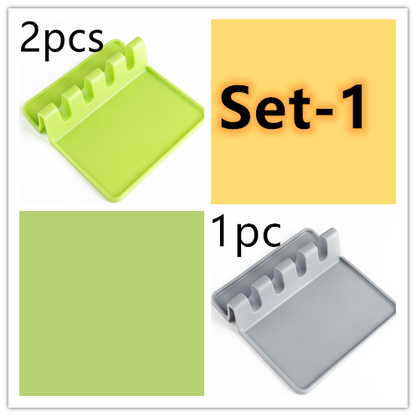 Kitchen Silicone Spoon Pad Spatula Mat