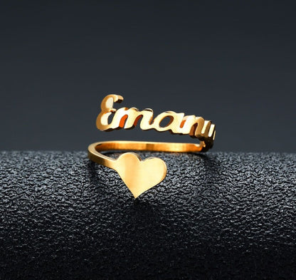 Customized Name Men Women Ring Rings Jewelry Jewelry Gym From House Gold Color 10