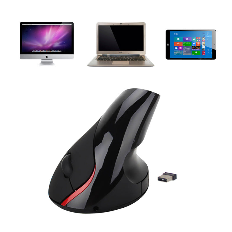 Wireless Vertical Vertical Rechargeable Battery Mouse