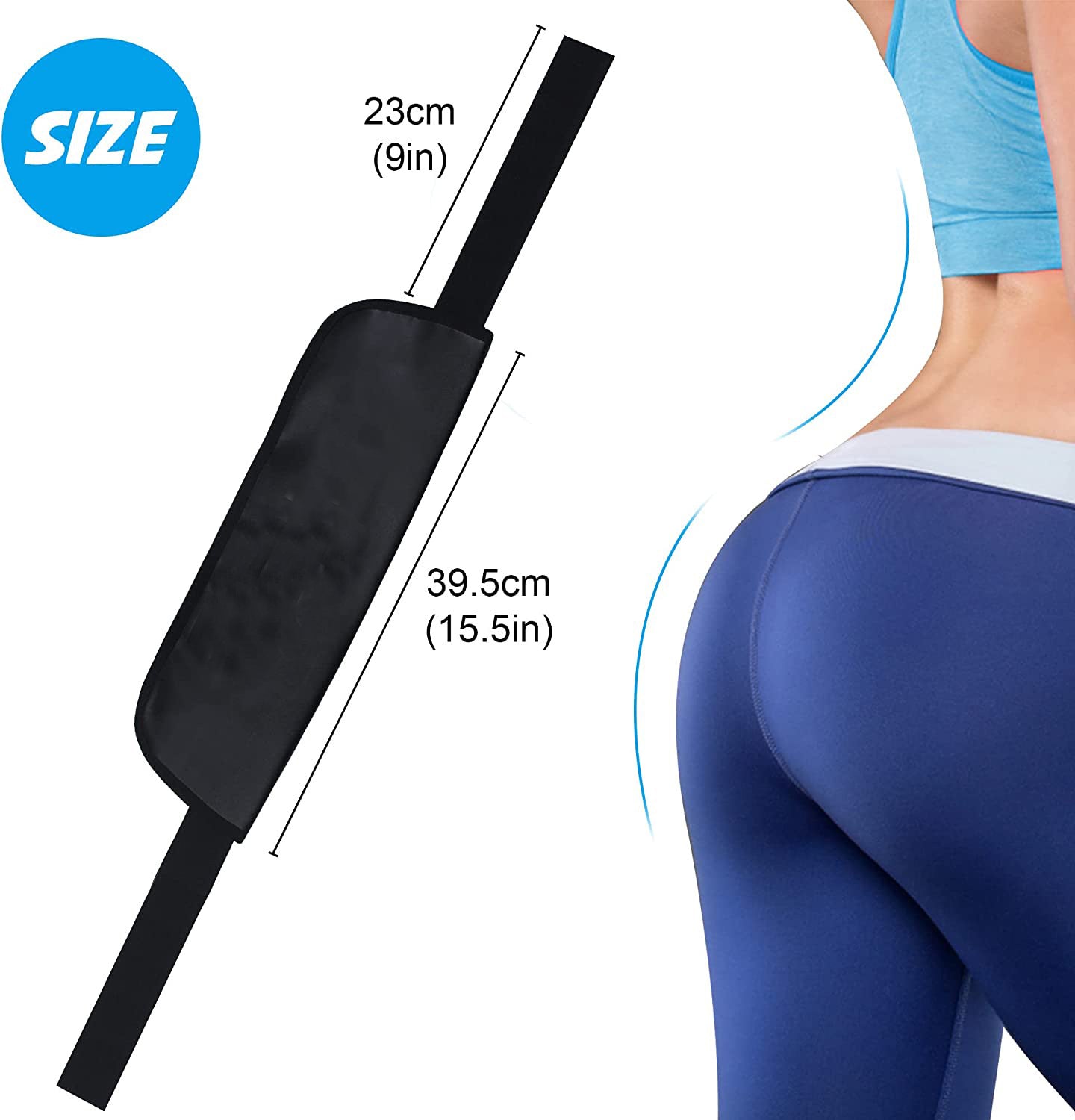 Hip Thrust Belt Glute Bridge Pad Butt Workout With Dumbbells Kettlebells Sports dealsniper-net