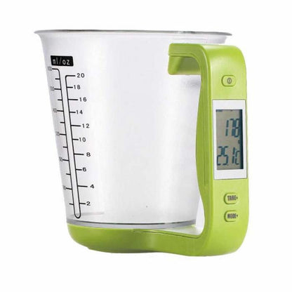 Electronic Scale Measuring Cup Kitchen Scales Kitchen DealSniper.net Green