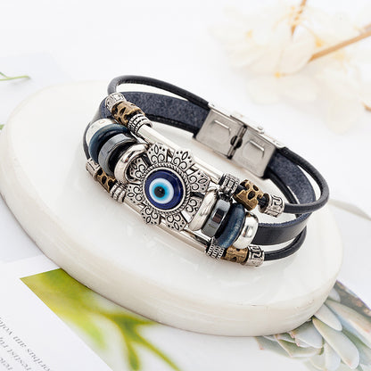 Turkish blue eye alloy accessory bracelet Jewelry dealsniper-net