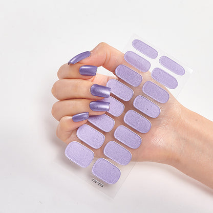 Nailart Sticker Pure Solid Color Self Adhesive Nail Sticker Nail Sticker set Beauty dealsniper-net 3style