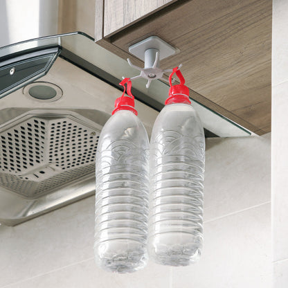 Punch-free Creative Rotatable Kitchen Storage Rack Kitchen DealSniper.net White