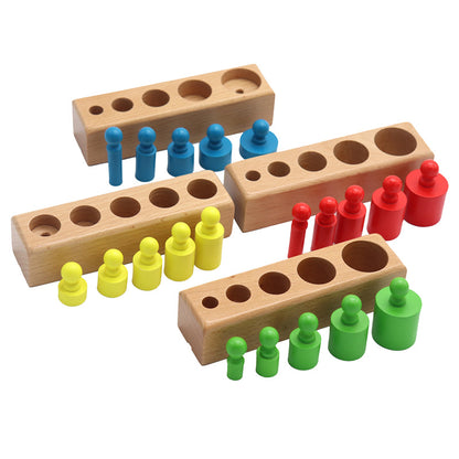 Montessori kindergarten early education toy building blocks Kids DealSniper.net