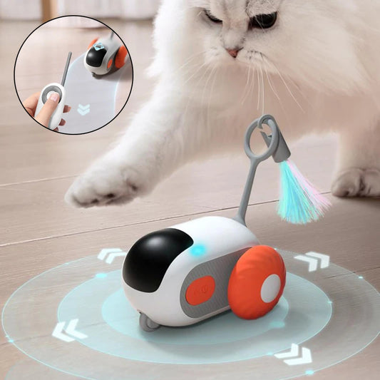 Remote Control Interactive Cat Car Toy USB Charging Pets dealsniper-net