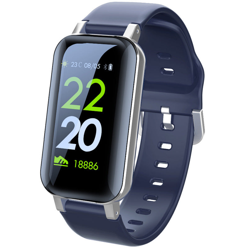 Smart Binaural Bracelet Wireless Bluetooth Headset 2-in-1 Jewelry Gym From House Blue