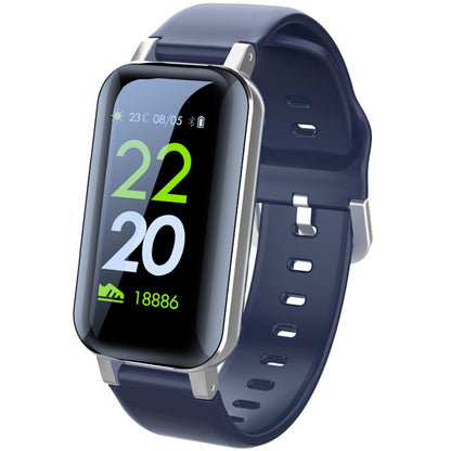 Smart Binaural Bracelet Wireless Bluetooth Headset 2-in-1 Jewelry Gym From House Blue