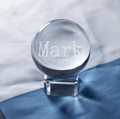 Crystal Ball personalized customization Home Decor DealSniper.net 60mm With crystal base