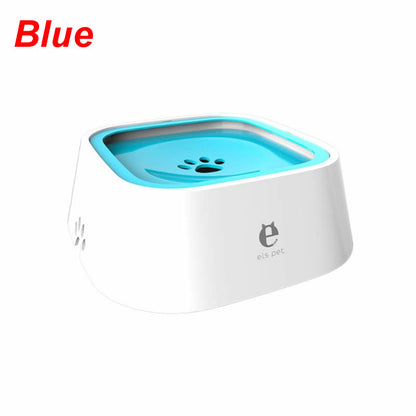 Portable Dog Bowl Pet Floating Bowl Splash-proof Pets Gym From House Blue