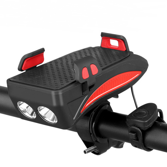 Motorcycle Bicycle Phone Holder Support Charging For Cell Phone Vehicle dealsniper-net Red 2000 mAh