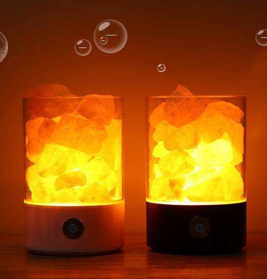 USB Crystal Light Himalayan Salt LED Lamp