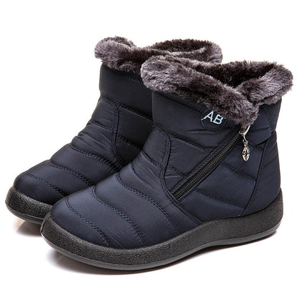 Waterproof boots warm XL snow boots Women dealsniper-net Boots Blue 35