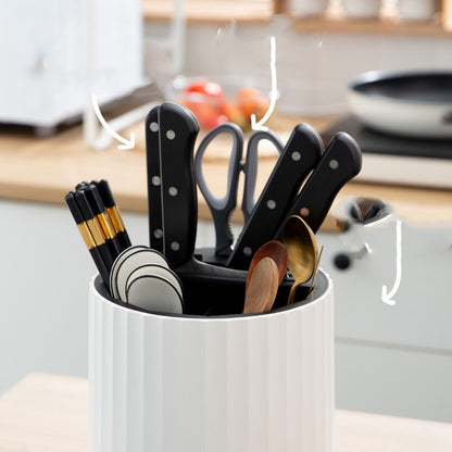 Rotary Kitchen Knife Rest Rack Tool Storage Kitchen DealSniper.net