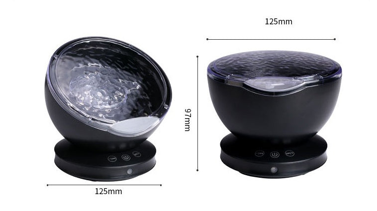 Ocean Wave Projector LED Night Light Remote Control Gadgets dealsniper-net