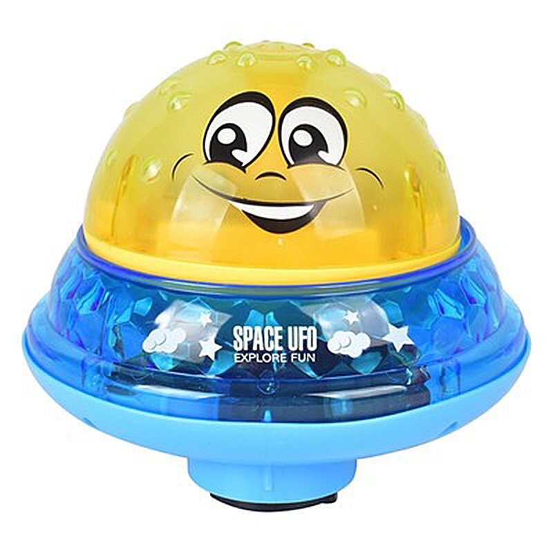 Spray Water Light Rotate With Shower Pool Kids Toys For Children Kids dealsniper-net Yellow blue