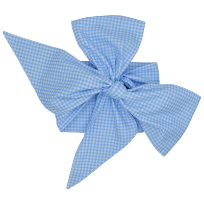 Swaddling cloth with cotton bow Kids DealSniper.net Blue lattice