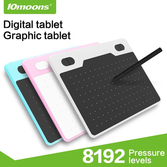 Compatible with Apple , Inch Ultralight Graphic Tablet Digital Drawing Tablet Battery-Free Pen Electronic dealsniper-net