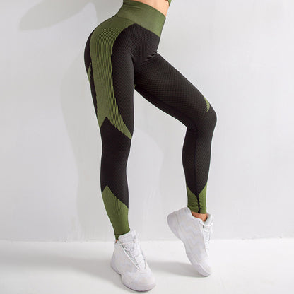 Hollow Seamless Pants Slim Sweat Yoga Sweatpants Women dealsniper-net Green L