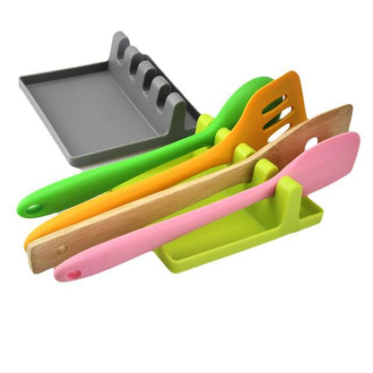 Kitchen Silicone Spoon Pad Spatula Mat Kitchen dealsniper-net