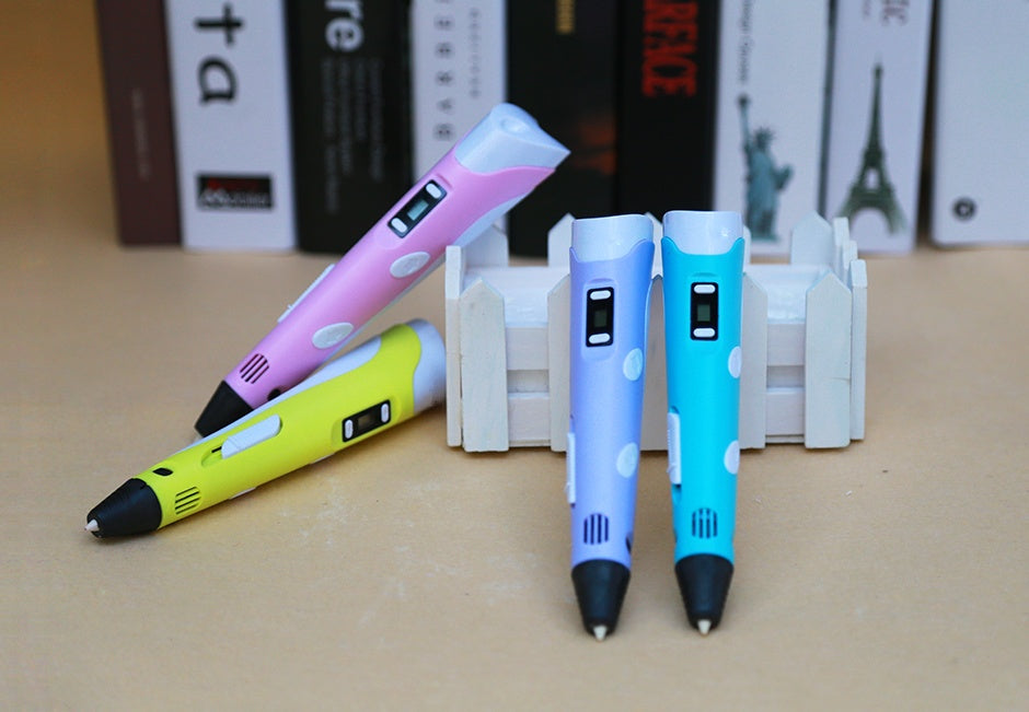 3D print pen 3D pen two generation graffiti 3D stereoscopic Kids dealsniper-net