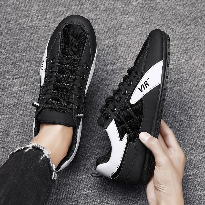 Men Sneakers Strapless Running Shoes Fashion Outdoor Walking Flat Loafers Men dealsniper-net Black 39.