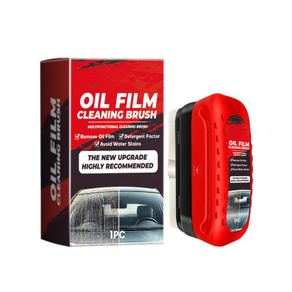 Automotive Oil Film Cleaning Brush, Windshield Cleaner Tool Vehicle Gym From House 1Pcs