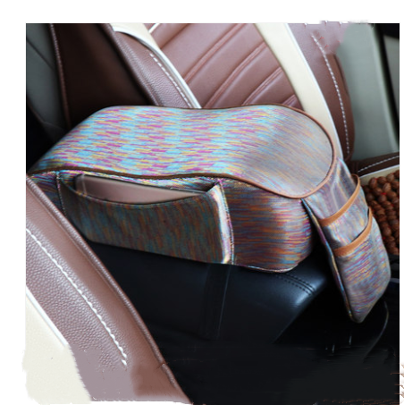 Car armrest box pad central hand box increase pad universal memory Vehicle dealsniper-net Colorful coffee