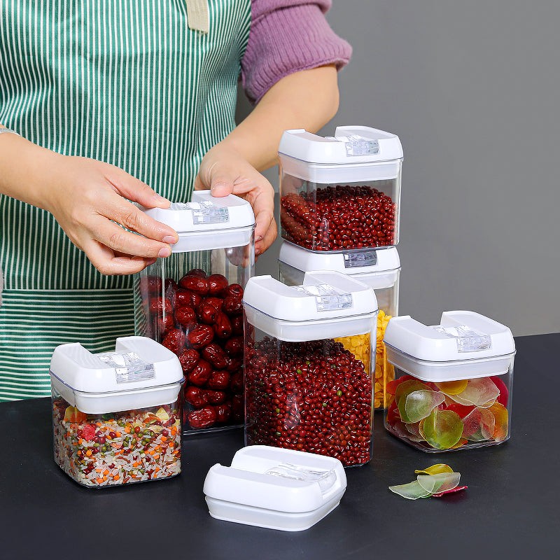 Air-Tight Food Storage Container For Cereals Easy Lock Kitchen dealsniper-net