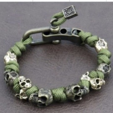 Halloween Jewelry Skull Premium Paracord Bracelet Stylish Skull Jewelry null