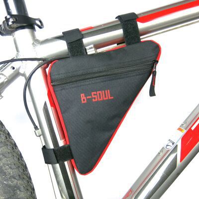 Saddle bag riding bicycle mountain bike bag triangle tool kit upper tube Outdoor dealsniper-net