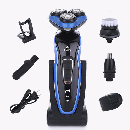 4 In 1 Electric Shaver Triple Blade Razor Men Clipper Rechargeable Trimmer Men dealsniper-net