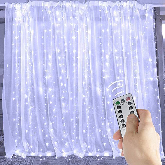 LED Curtain Garland On The Window USB String Lights