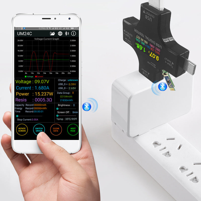 DC power meter charger Electronics DealSniper.net