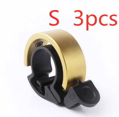 Aluminum Alloy Bicycle Bell For Children Adults Moutain Bike Cycling Outdoor DealSniper.net S Gold 3pcs