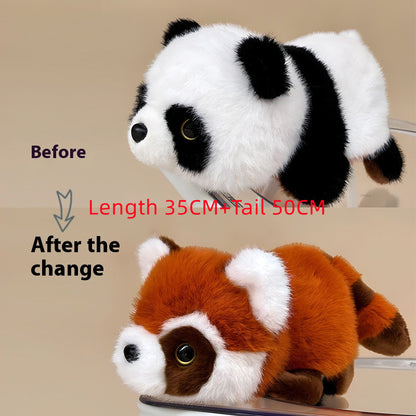 Plush Red Panda Doll Toy Children's Birthday Gift Plush Toys Kids DealSniper.net Panda 35CM
