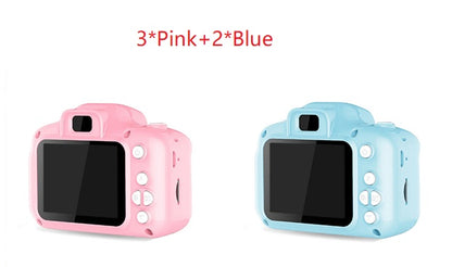 Take Pictures SLR Toy Children's Camera Kids dealsniper-net 3 Pink+2 Blue 16G