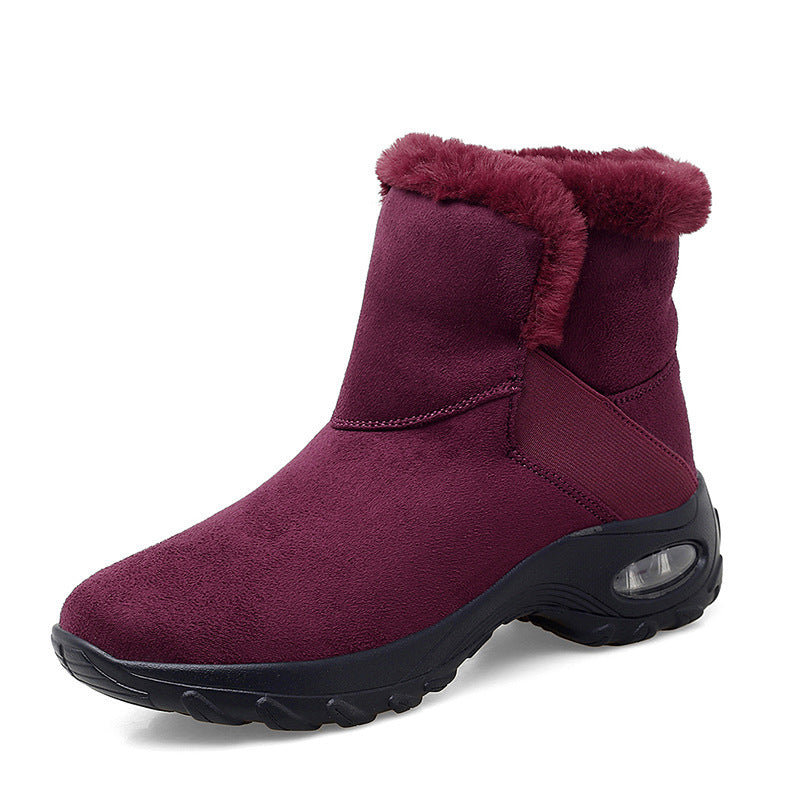 Antiskid plush cotton shoes Women DealSniper.net Jujube 35