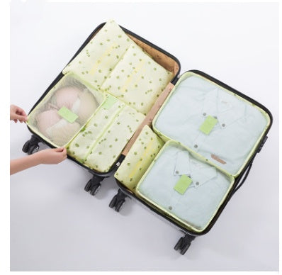 Durable Waterproof Nylon Packing Cube Travel Organizer Bag Women dealsniper-net Cherry green