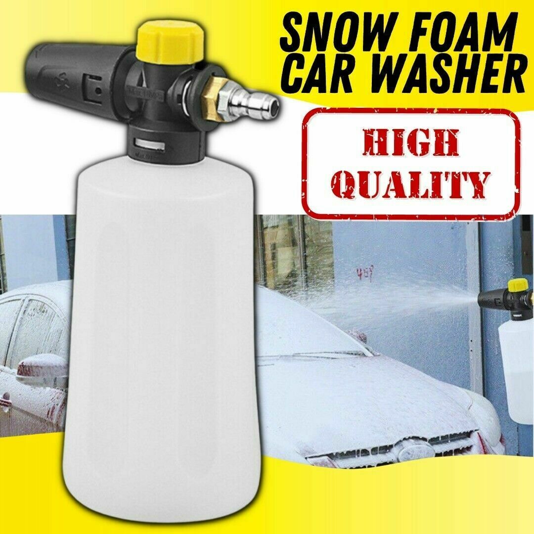 1 4 Snow Foam Lance Pressure Washer Spray Gun For Car Wash Soap Cannon Bottle Vehicle dealsniper-net