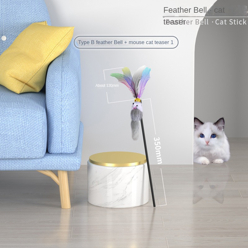 Non-flaking Corrugated Paper Wear-resistant Cat Scratching Board Pets DealSniper.net Mouse Tease Stick One size