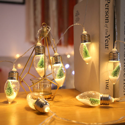 New LED Wishing Bottle String Lights Battery Powered Decoration Holidays Gym From House
