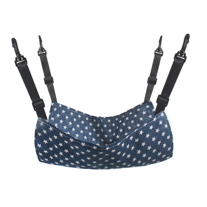 Lamb Fleece Cat Hanging Beds Pets Cage Hammock Bed Pets Gym From House 27x27cm Blue Star Spring And Autumn