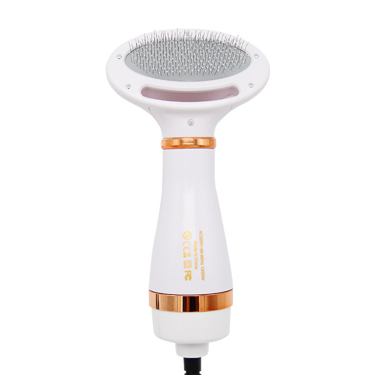 Two-in-one Pet Hot Air Comb Dog Cat Hair Comb Pets Gym From House