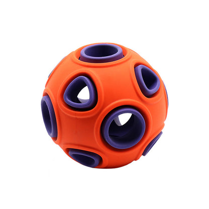 Luminous Sounding Dog Toy Ball Pets dealsniper-net Orange Bells M